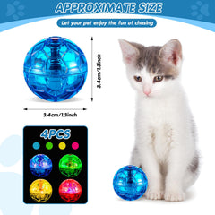 Frienda motion light cat ball flashing for interactive play with pets