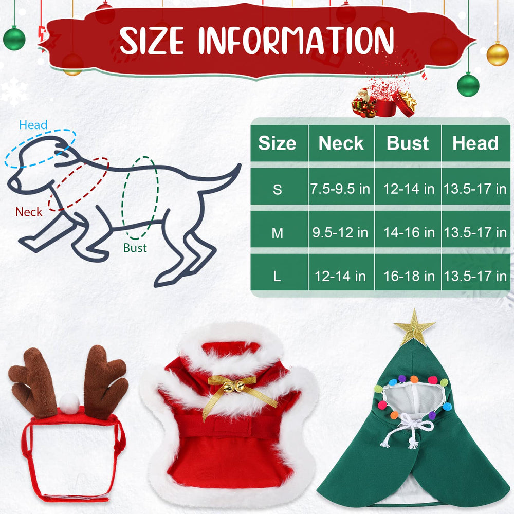 Frienda reindeer headband with adjustable strap fits small to medium pets.