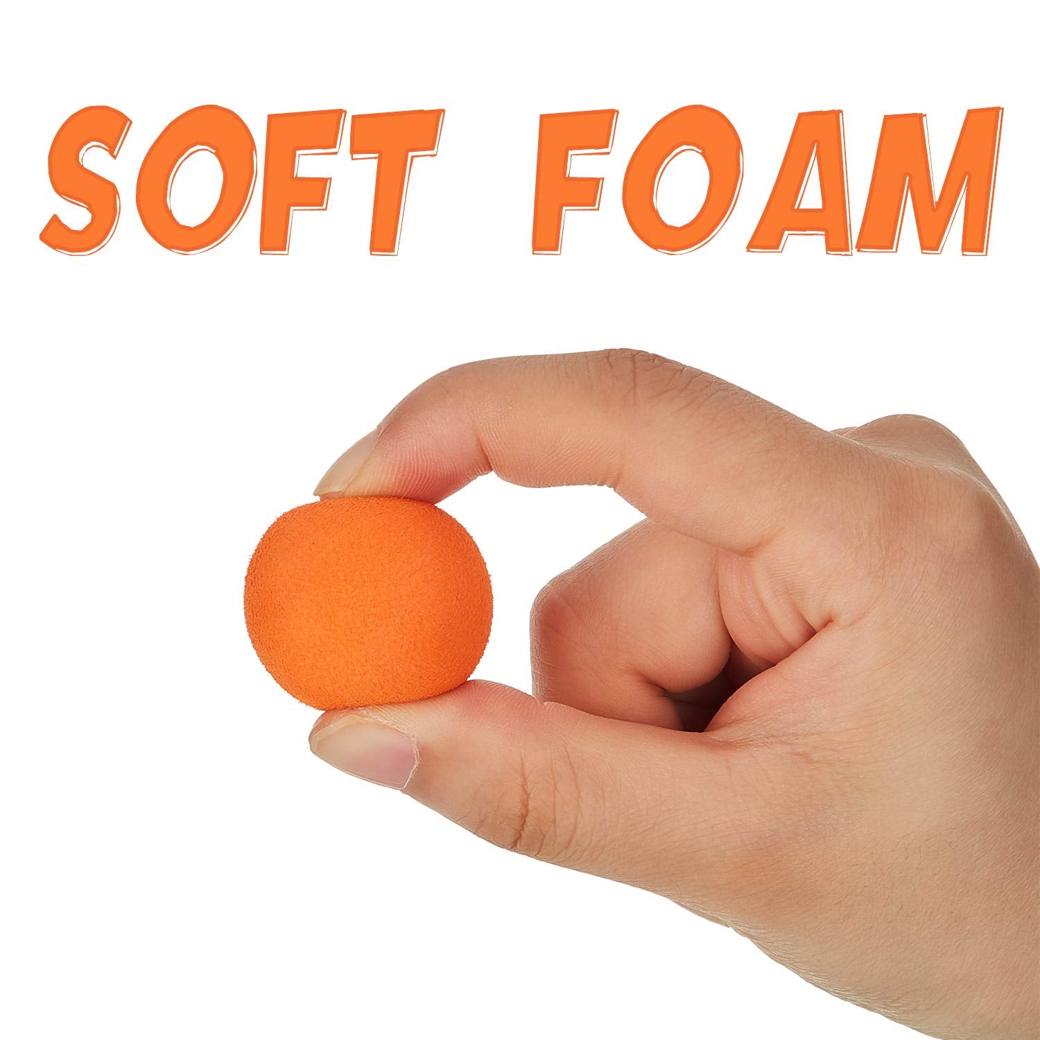 Frienda foam ball toy scene for cats and dogs chasing and batting
