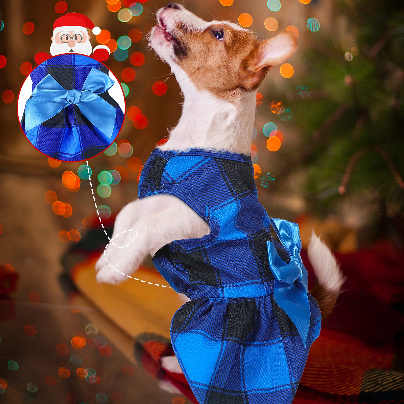 Frienda sleeveless dog dress closeup highlights easy slip-on design