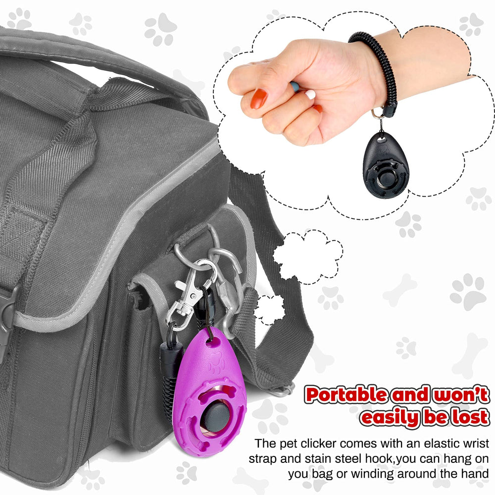 Frienda puppy training clicker that's travel-friendly for portable practice