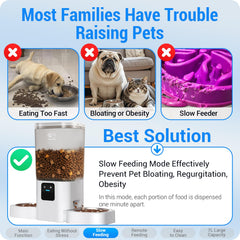 Frienhund ACF190W-B Smart Life app enables remote feeding and scheduling.