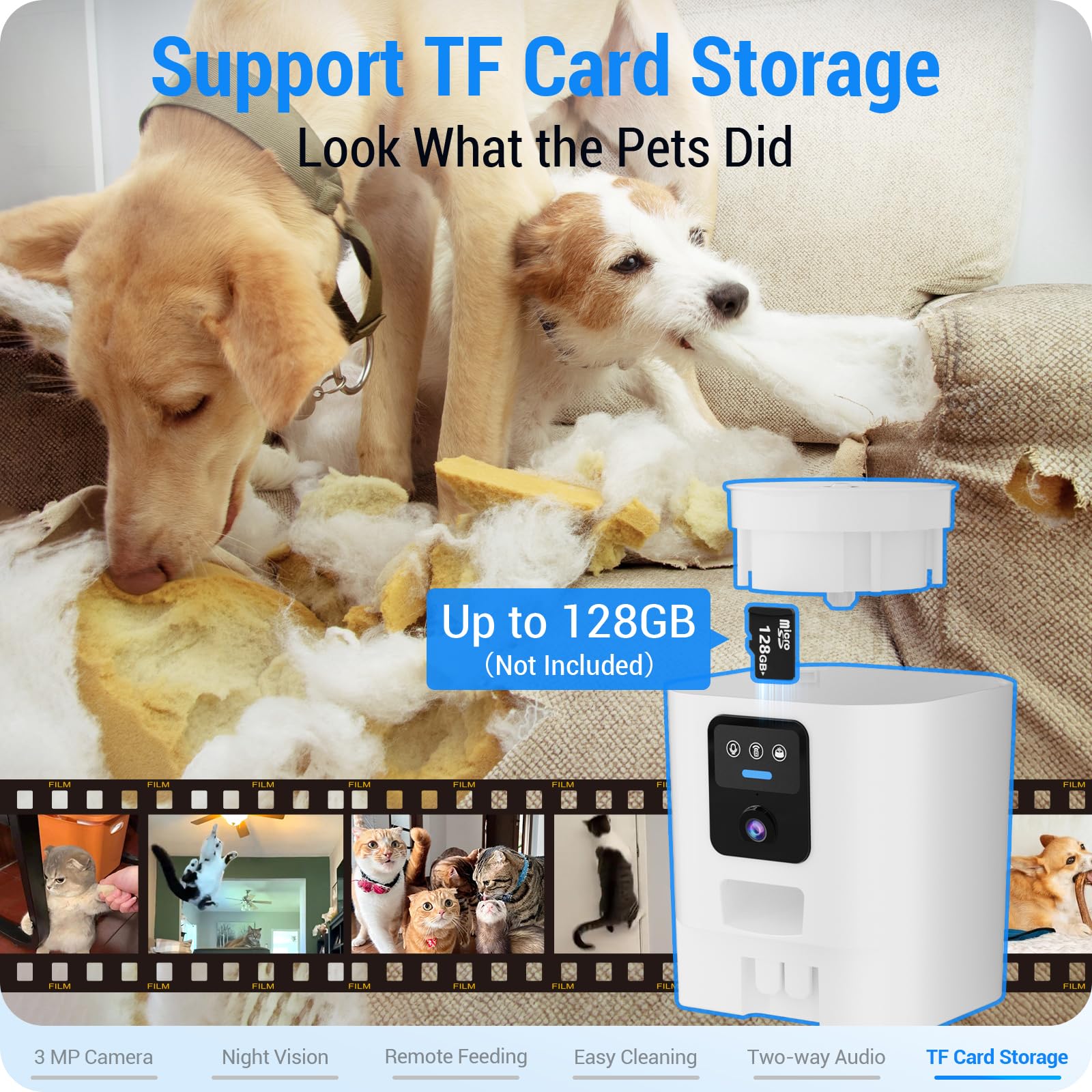 Dual-band WiFi supports stable video and quick app access