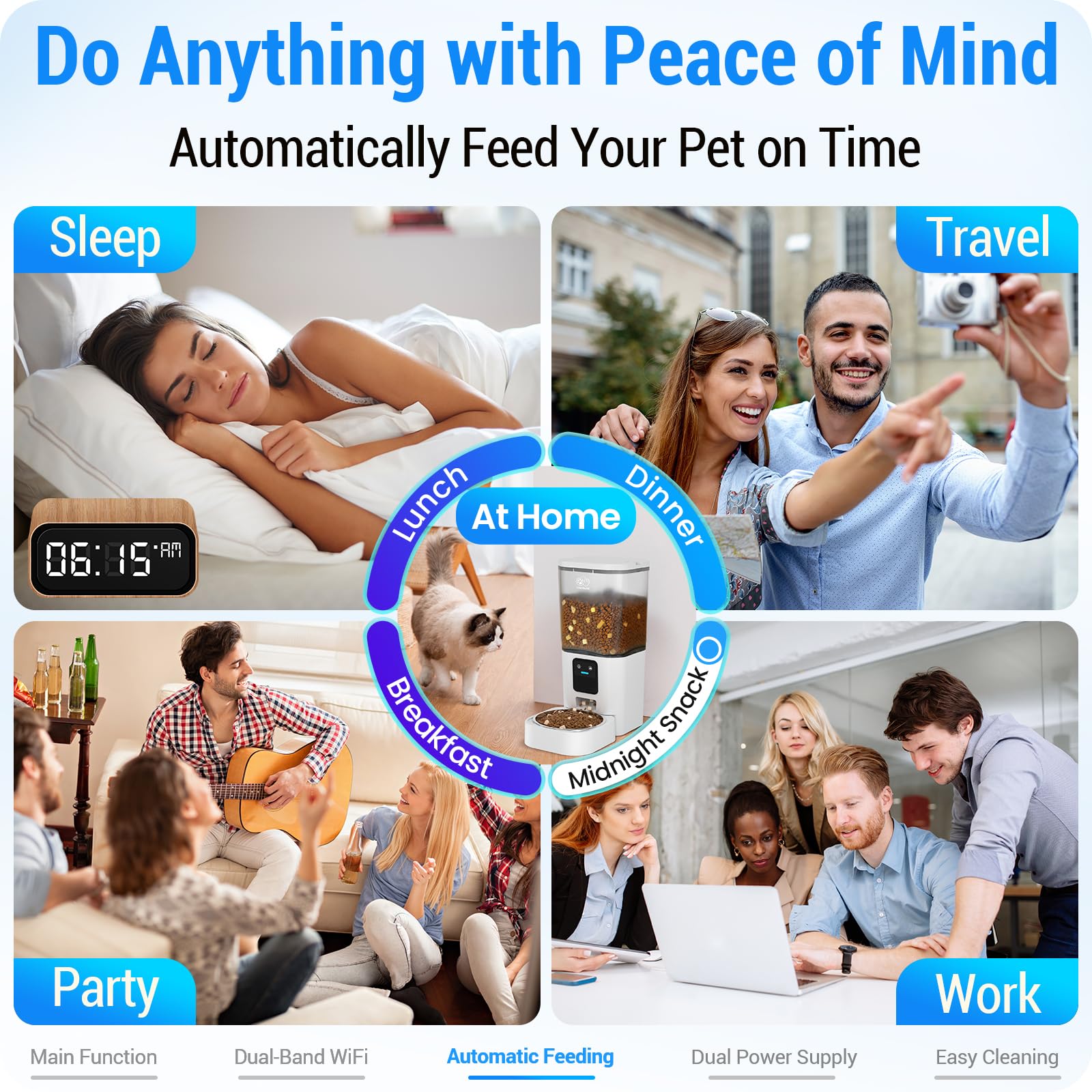 Frienhund dual-band wifi ensures stable app connectivity.