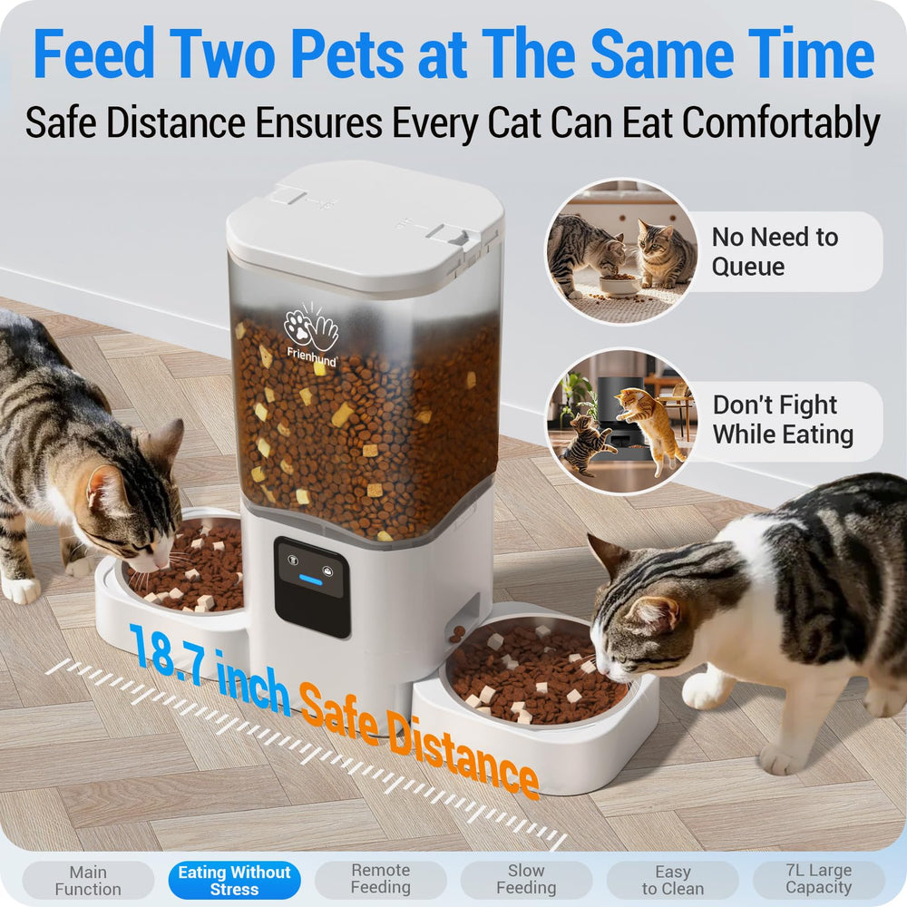 Frienhund dual-band WiFi setup ensures stable remote control via app