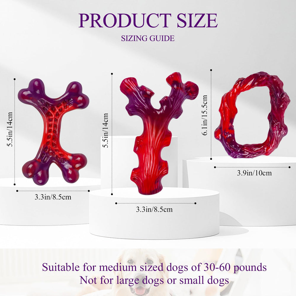 Frienhund durable toy with textured surface aids gum massage and cleaning during gnawing