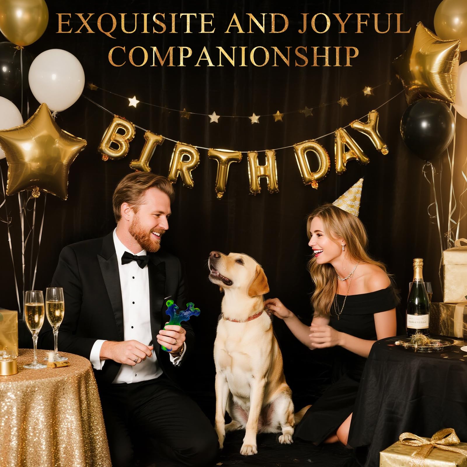 Frienhund gift-ready dog toy set—perfect for birthdays or adoption anniversaries