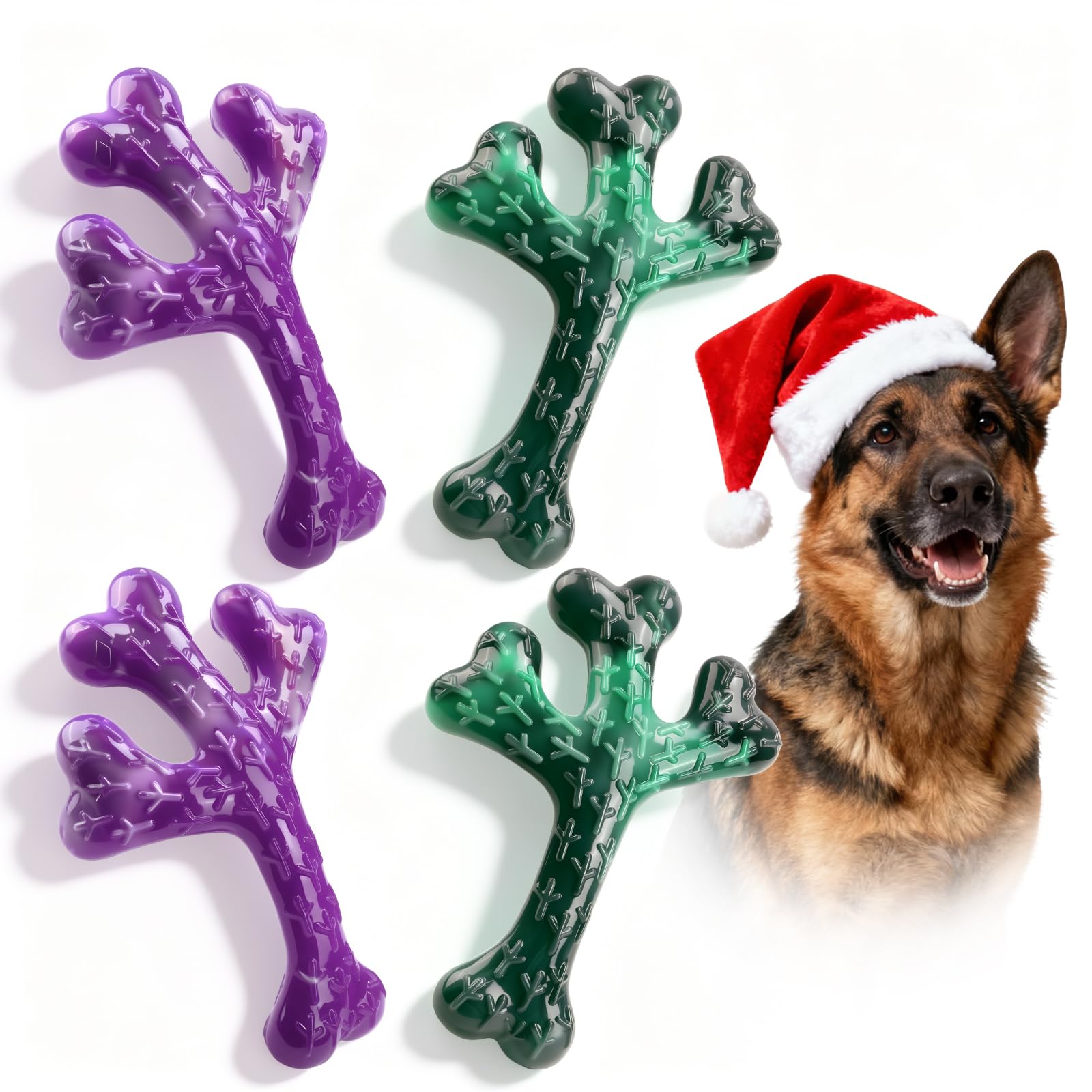Frienhund tough nylon chew bone with beef flavor for aggressive chewers.