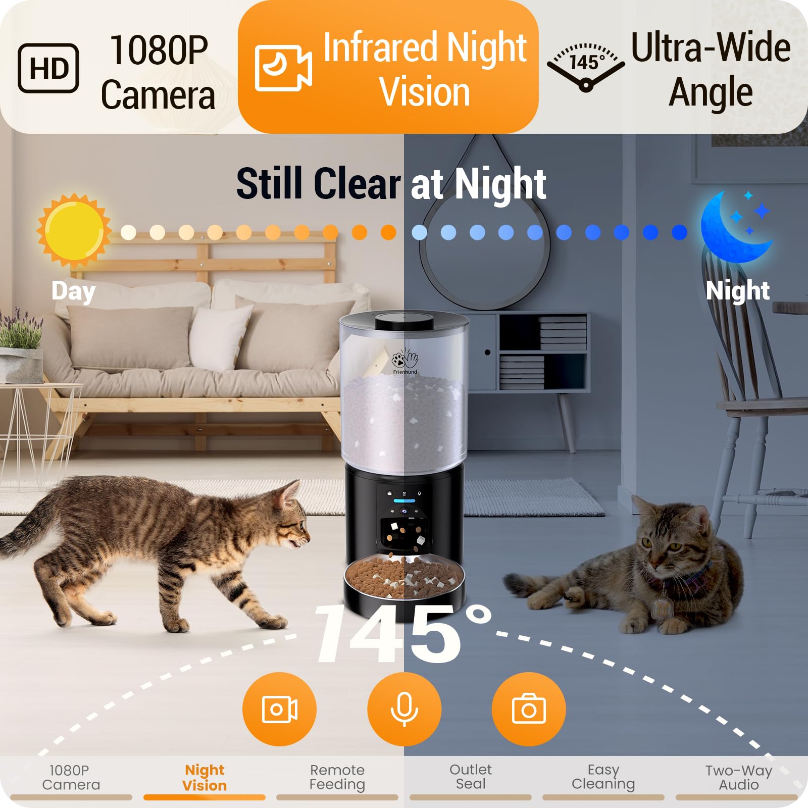 Frienhund wifi dual-band setup for stable video streaming and remote care