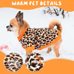 Friofmuy gray paw and stars print dog sweater set on a small dog for easy warmth