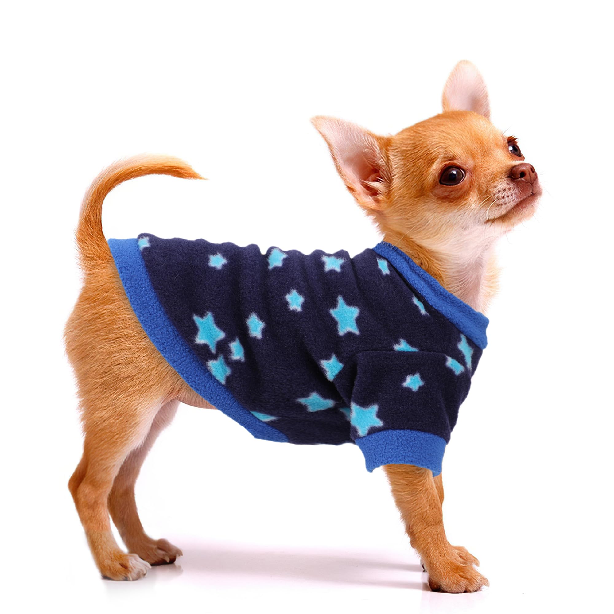Friofmuy two-piece dog sweater set showcased in stacked view.