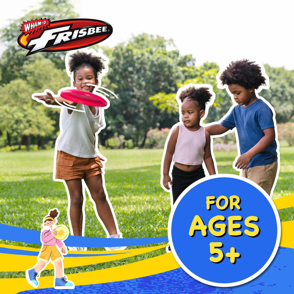 Frisbee Go 9-inch lightweight disc designed for easy throwing.