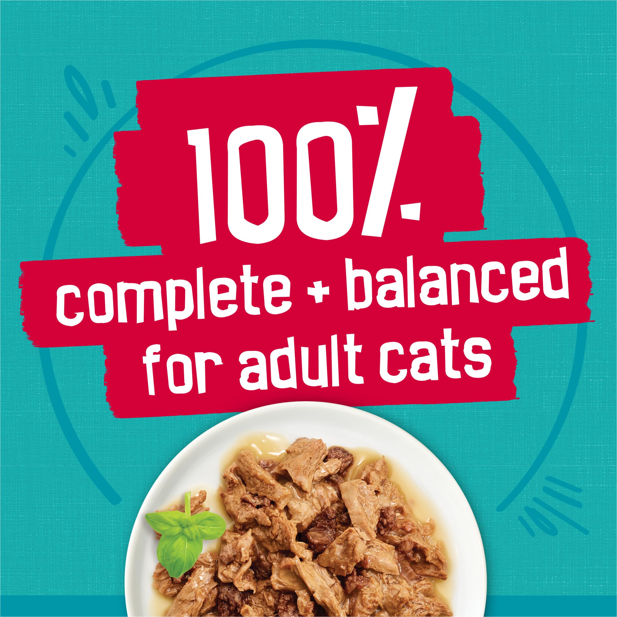 Friskies cat enjoying aroma of wet food for easy mealtime appeal