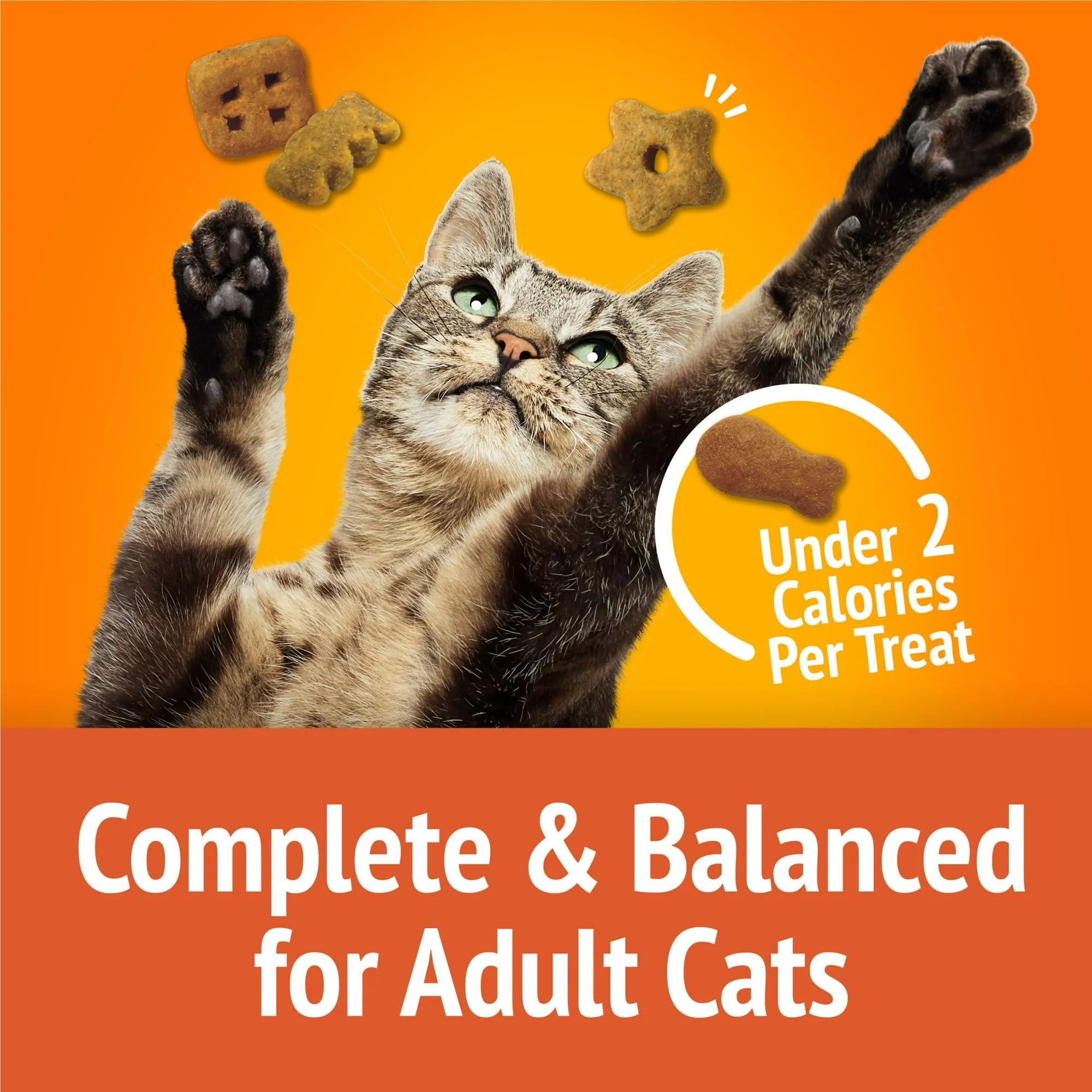 Friskies cat treats close-up highlighting crunchy texture cats love