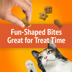 Friskies cat treats in bowl during treat time for bonding and fun