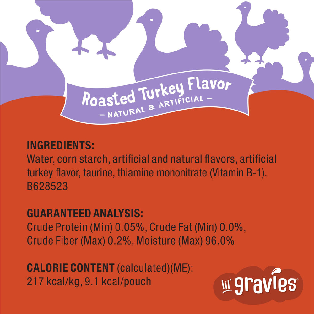 Friskies Lil' Gravies serving pouch in bowl facilitates quick mealtime prep