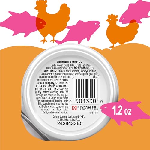 Friskies Lil' Soups kibble-topping idea shown for daily meal boost