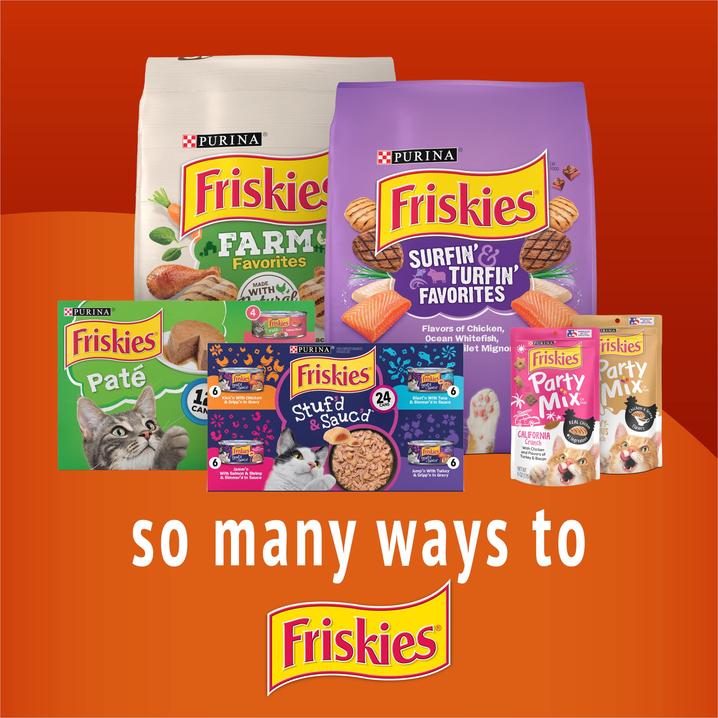 Friskies Playfuls playing with treat captures dynamic owner–cat interaction