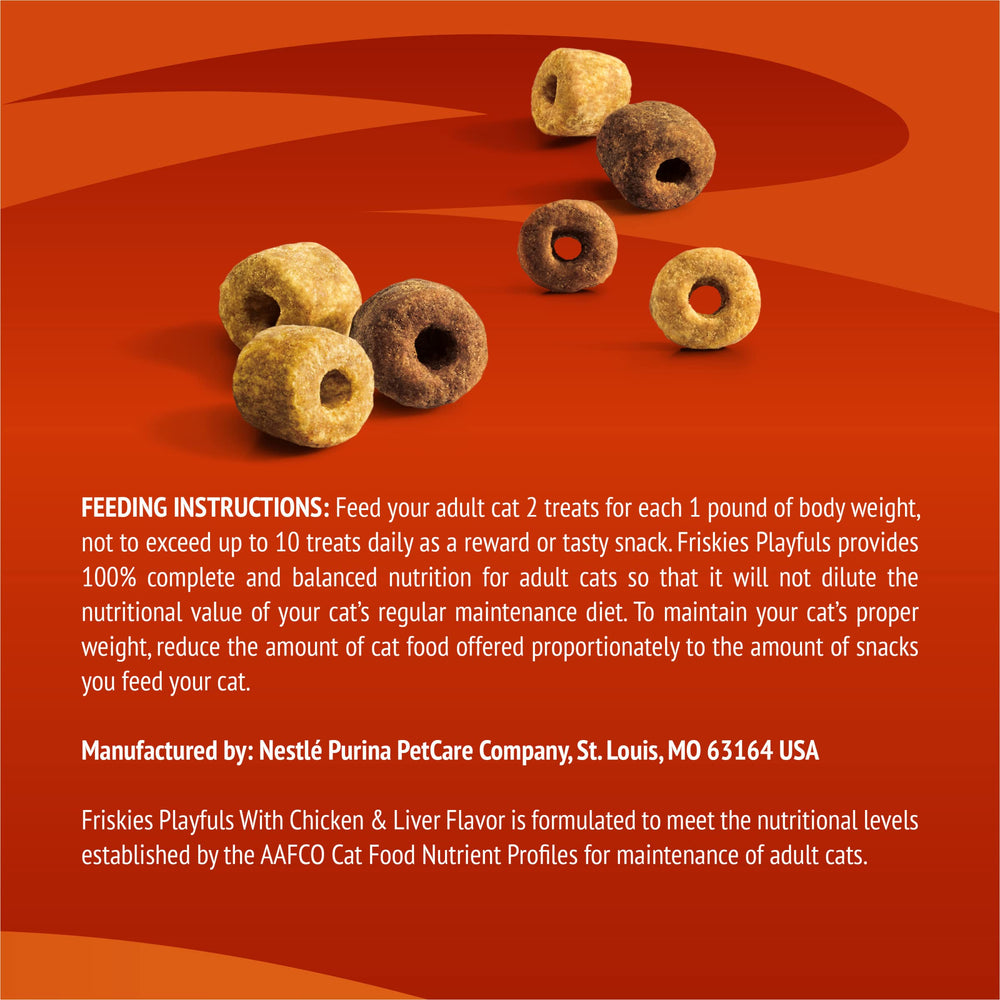 Friskies Playfuls shelf-pack packaging shows 10-pack convenience