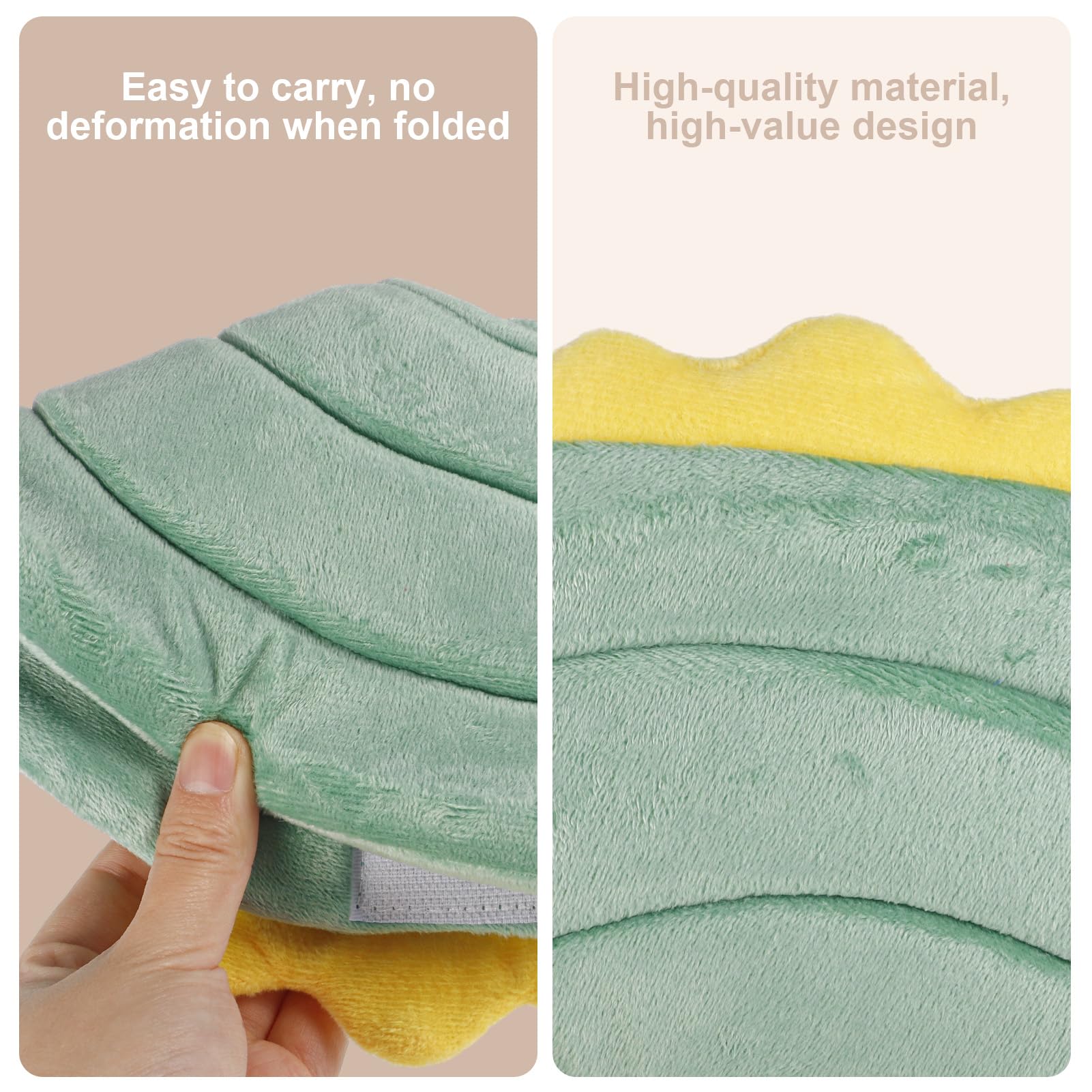 FRIUSATE cat cone collar breathable-fabric keeps wear comfortable.