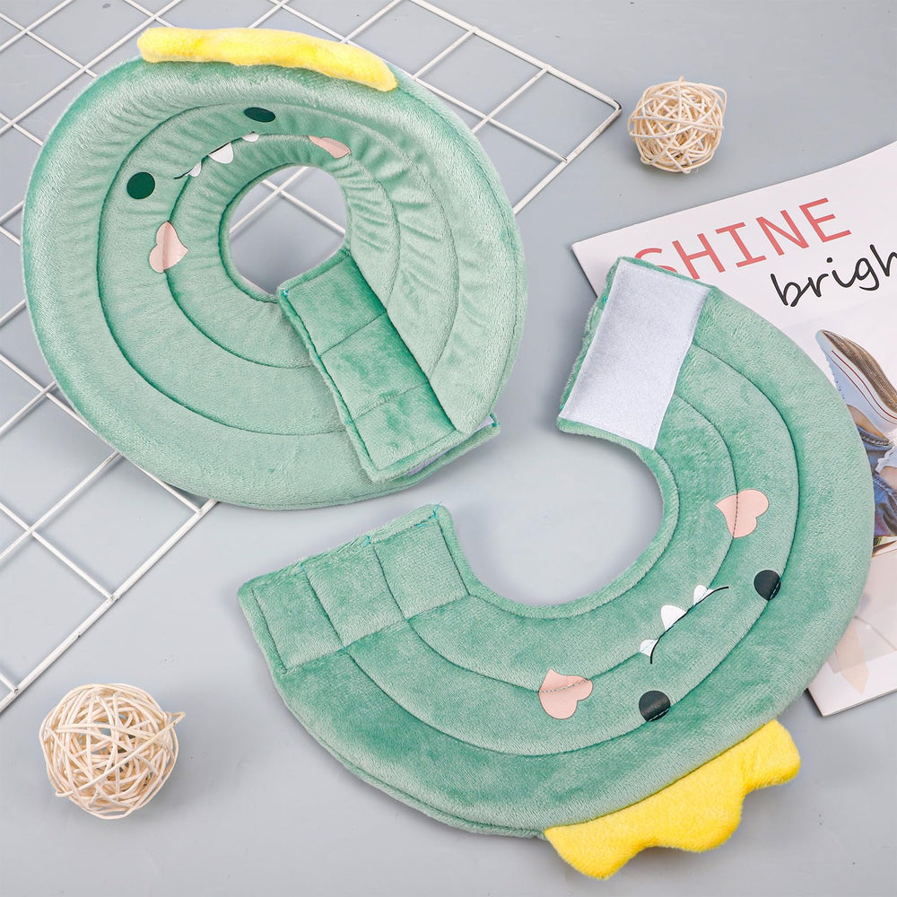 FRIUSATE cat cone collar easy-velcro-fit enables quick adjustments.