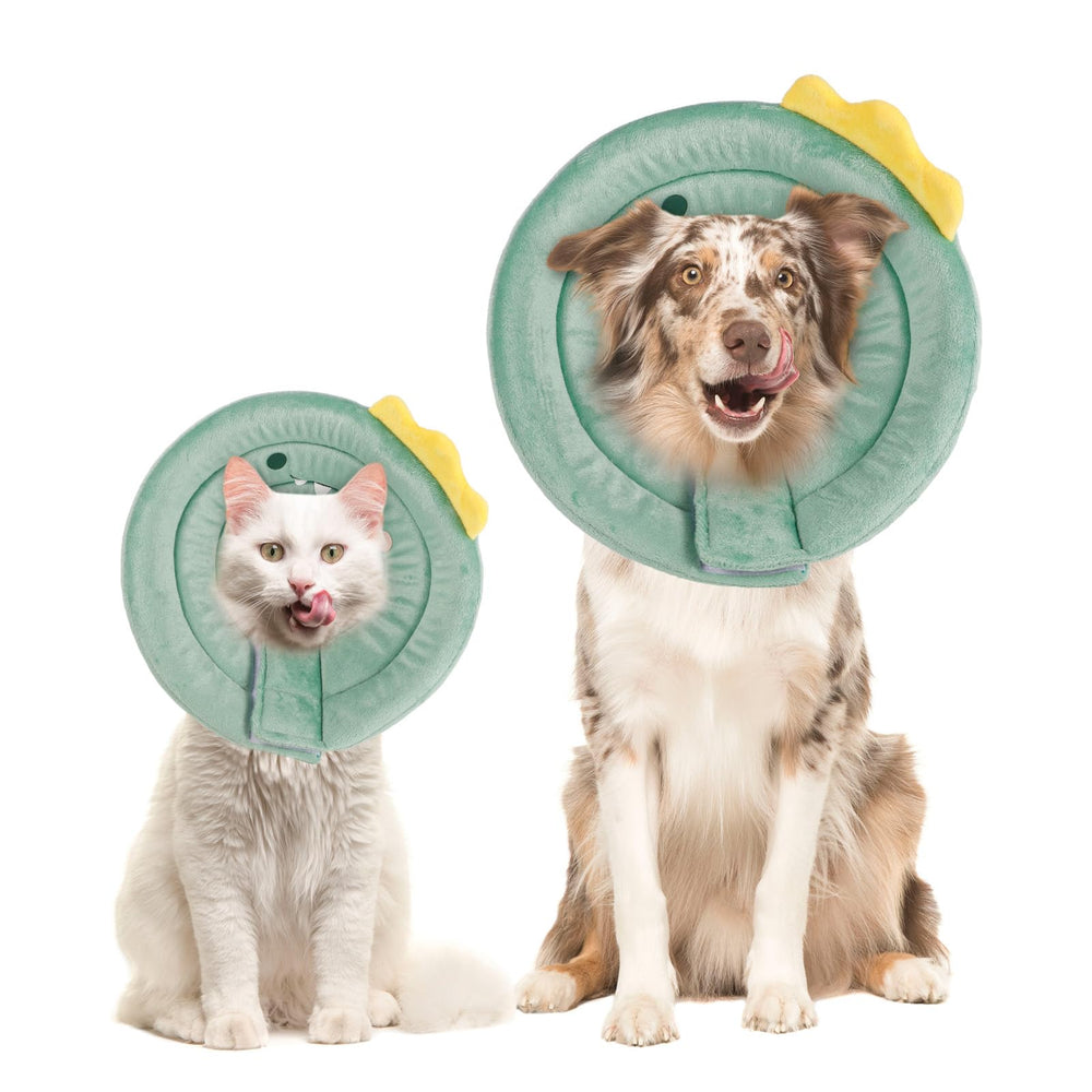 FRIUSATE cat cone collar pillow-comfort doubles as a rest aid.