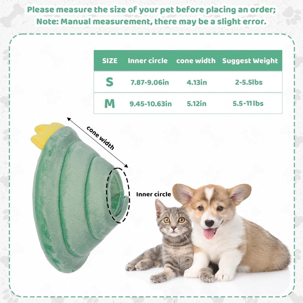 FRIUSATE cat cone collar soft-edge minimizes irritation while wearing.