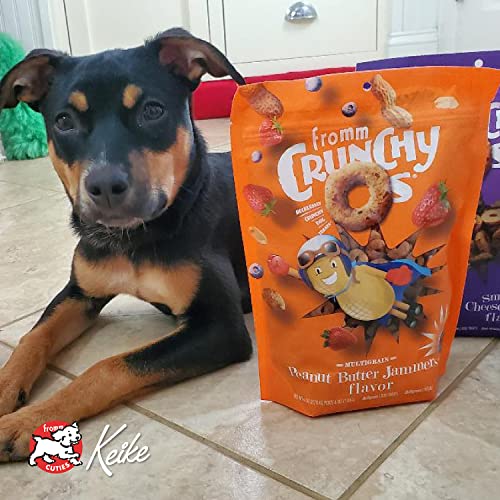 Fromm Crunchy Os Peanut Butter Jammers two calories per treat for portion control