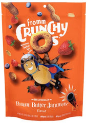 Fromm Crunchy Os Peanut Butter Jammers all-grain blend promotes energy and fiber