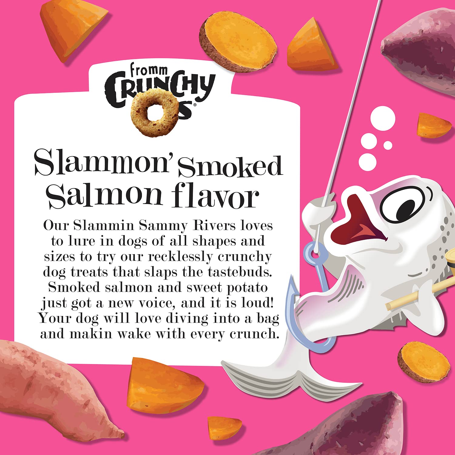 Fromm dog treats designed for all ages and breeds.