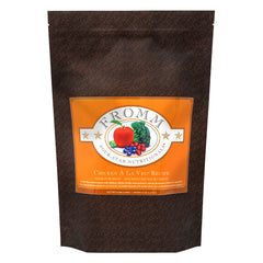 Fromm Four-Star Chicken A La Veg bag front view—protein-rich dry dog food for all life stages.
