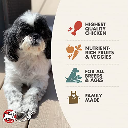 Fromm Four-Star Chicken A La Veg kibble bag—meets AAFCO all life stages.