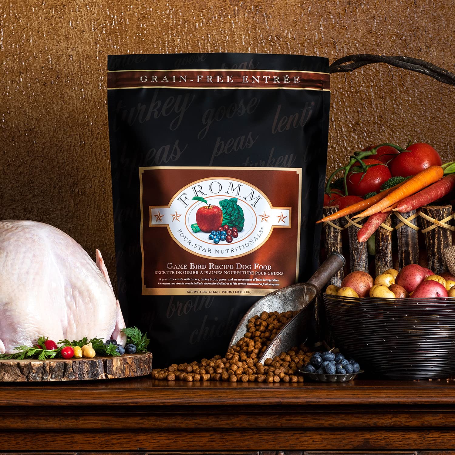 Fromm Four-Star nutrition for dogs across ages from puppies to seniors