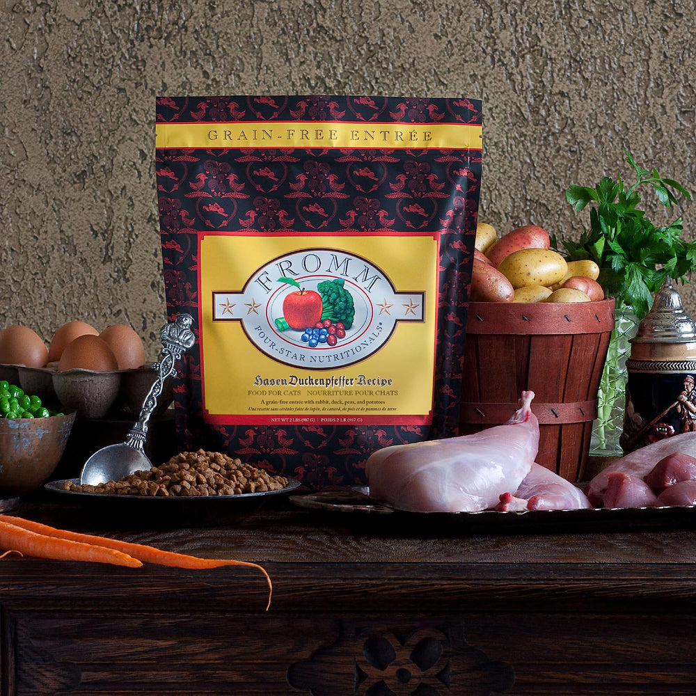 Fromm Four-Star interchangeable recipes for variety at mealtime