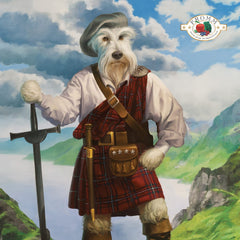 Fromm Highlander Beef kibble serving with oats and barley highlights digestible grains for balanced meals.