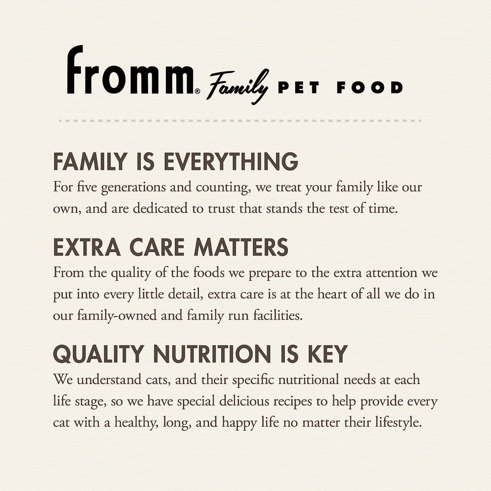 Fromm Healthy Weight Gold packaging shows 4 lb bag and probiotic blend.