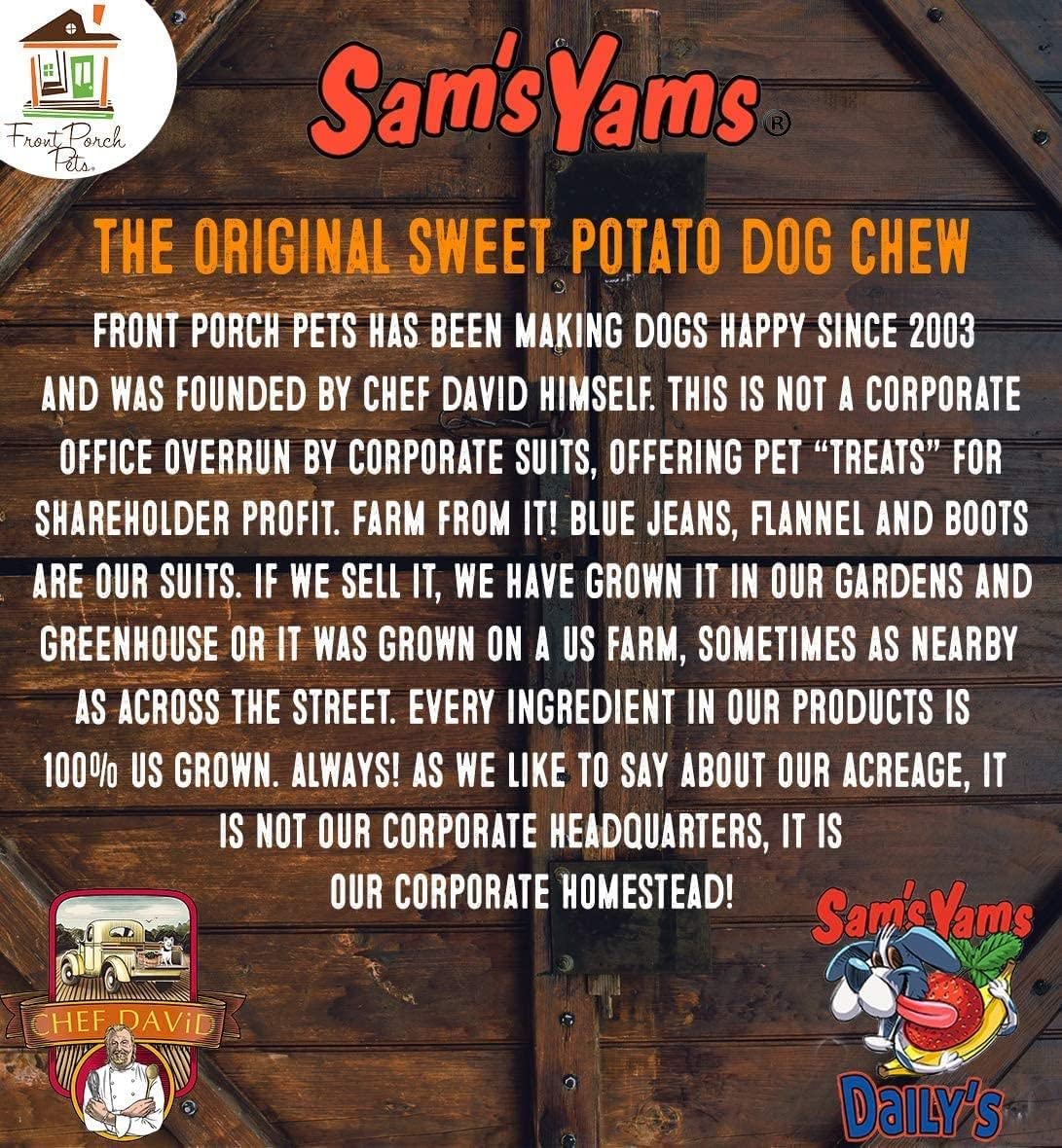 Chef-made origins of Sam's Yams Big Boyz in the USA