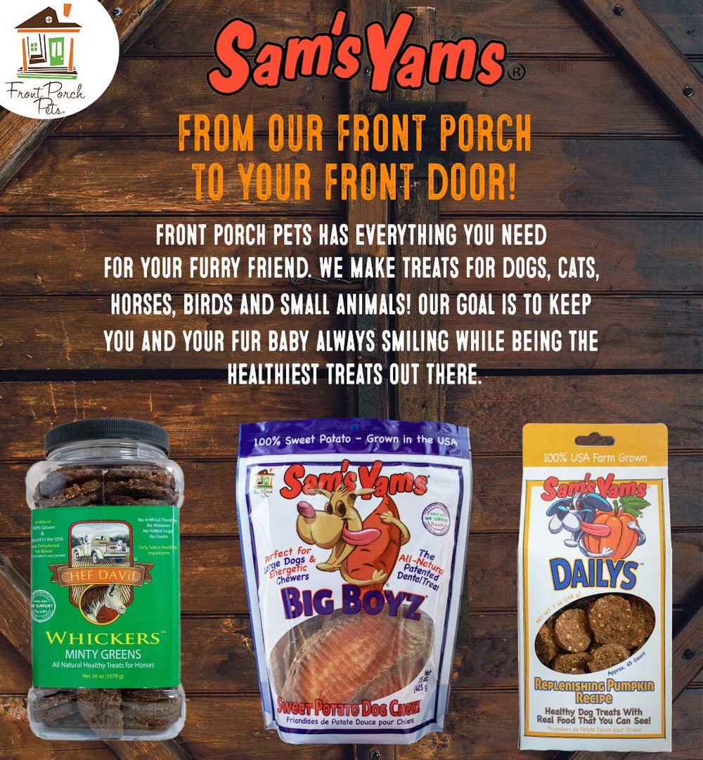 Front Porch Pets Sweet Potato Chewz value pack for pet owners