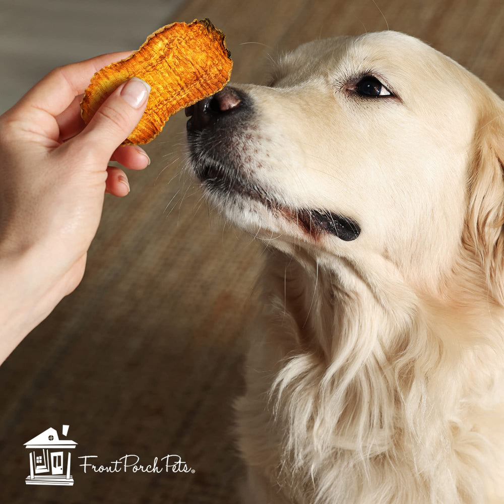 Front Porch Pets Sweet Potato Chewz USA-made by a skilled chef