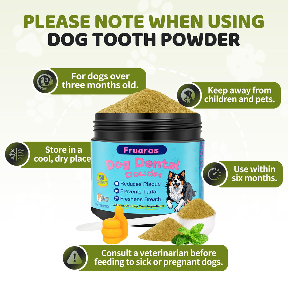 Fruaros ingredients with krill oil and probiotics supporting oral and coat wellness