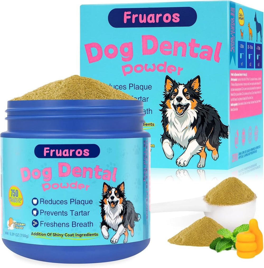 Fruaros GMP-cleanroom facility photo reinforces safety standards for pet dental care.