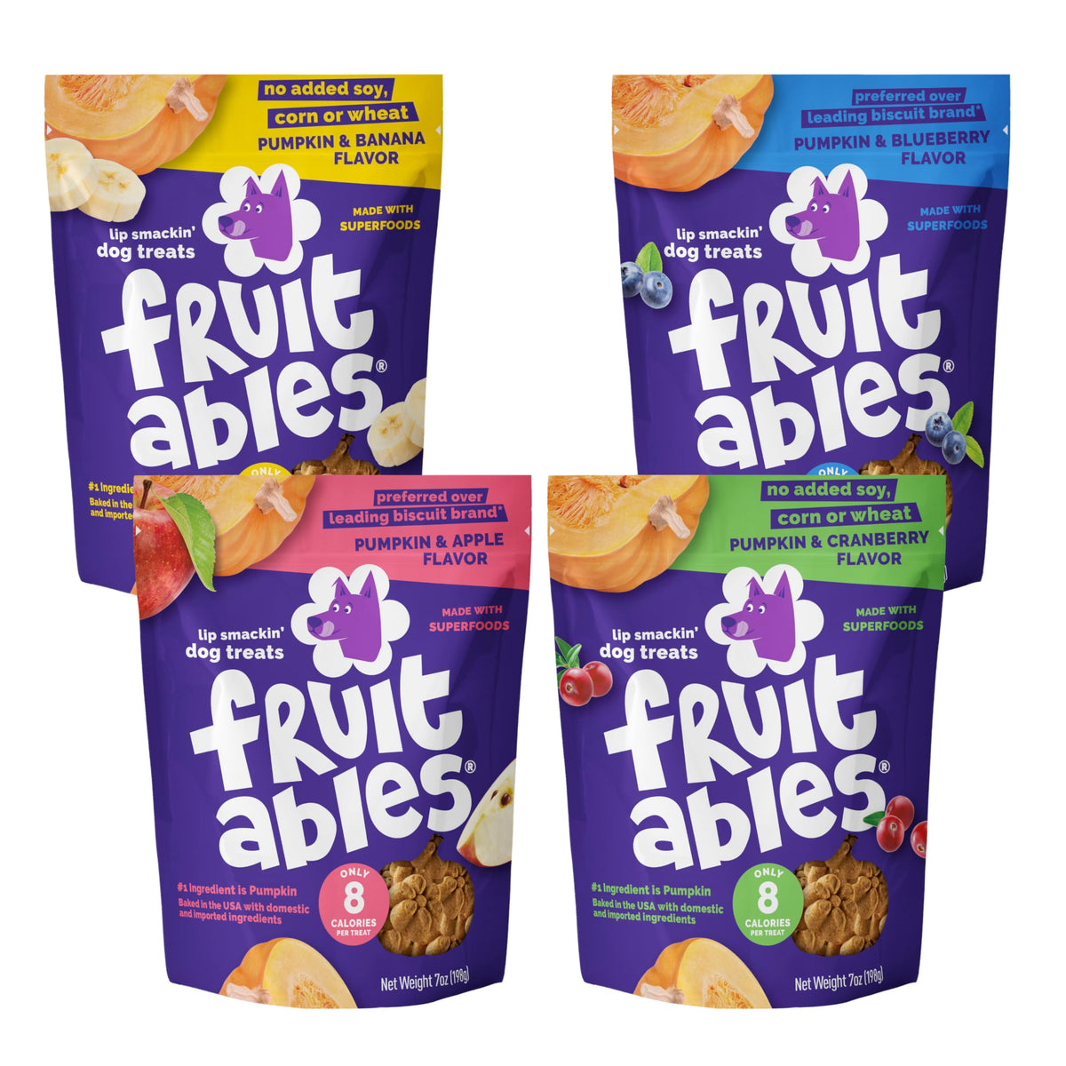 Fruitables Pumpkin Apple treats pouch for training rewards