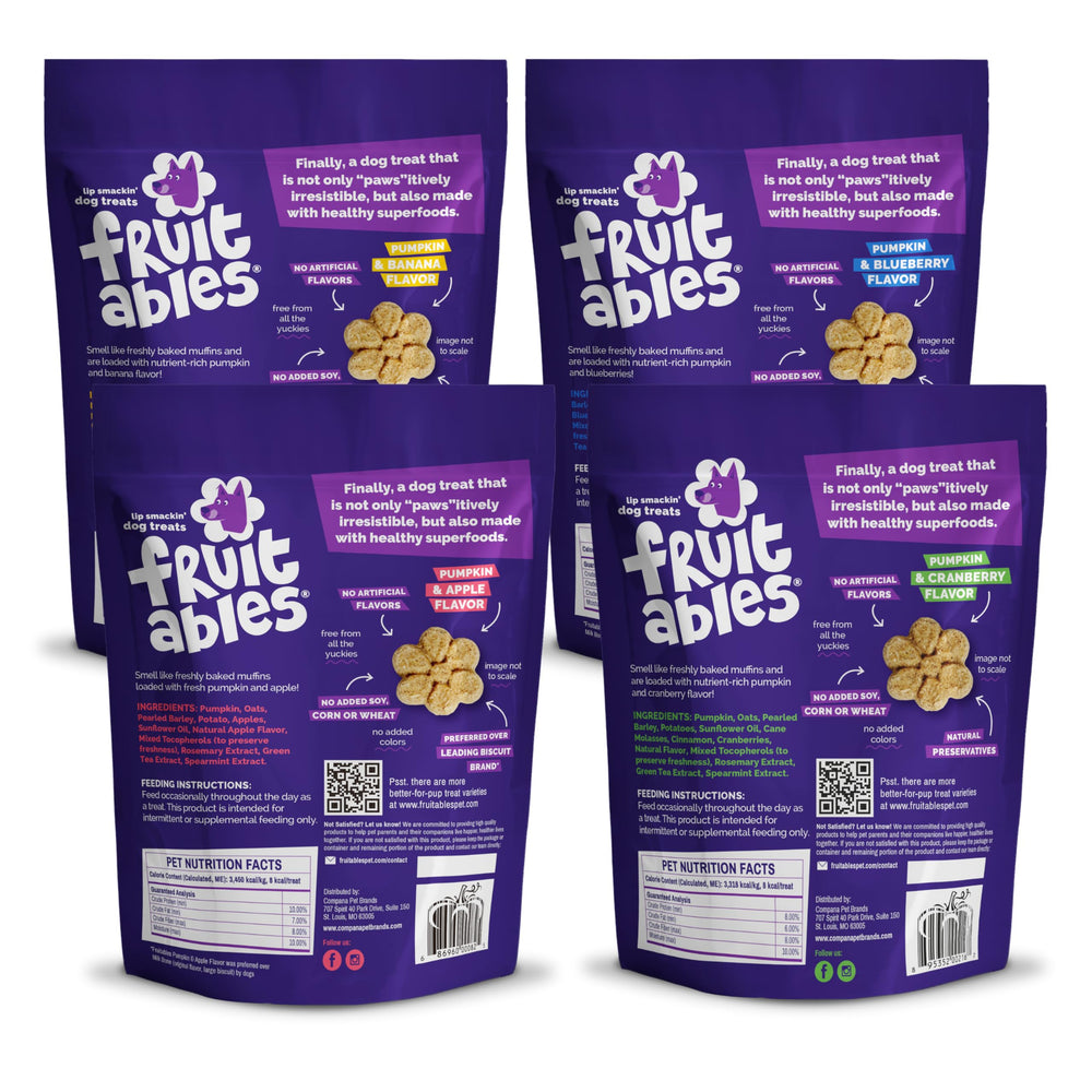 Fruitables Pumpkin Blueberry treats image – tasty, fiber-rich snack