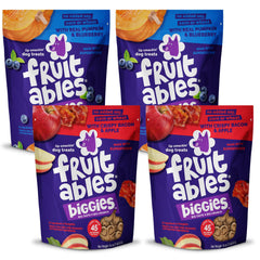 Fruitables Biggies pack shot, ideal for training rewards and big crunch.