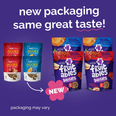 Fruitables Biggies Pumpkin & Blueberry bag, real ingredients with antioxidants.