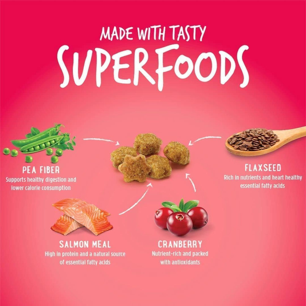 Fruitables Cat Treats real salmon, savory protein for cats.