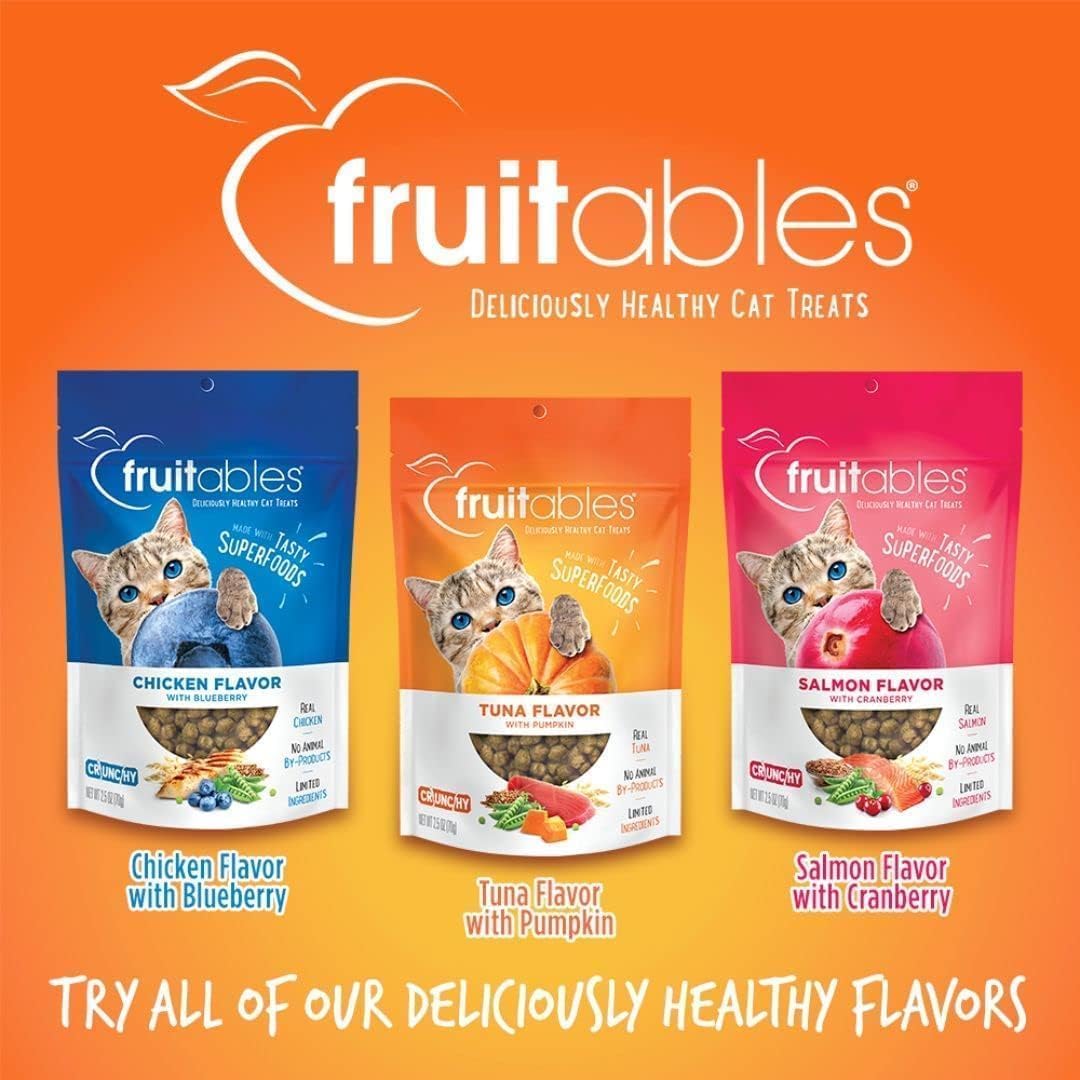 Fruitables Cat Treats serving size bag—convenient, portion-friendly snack for cats.