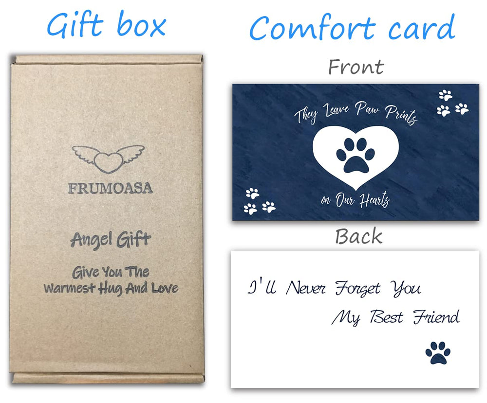 FRUMOASA condolence card included with gentle message.