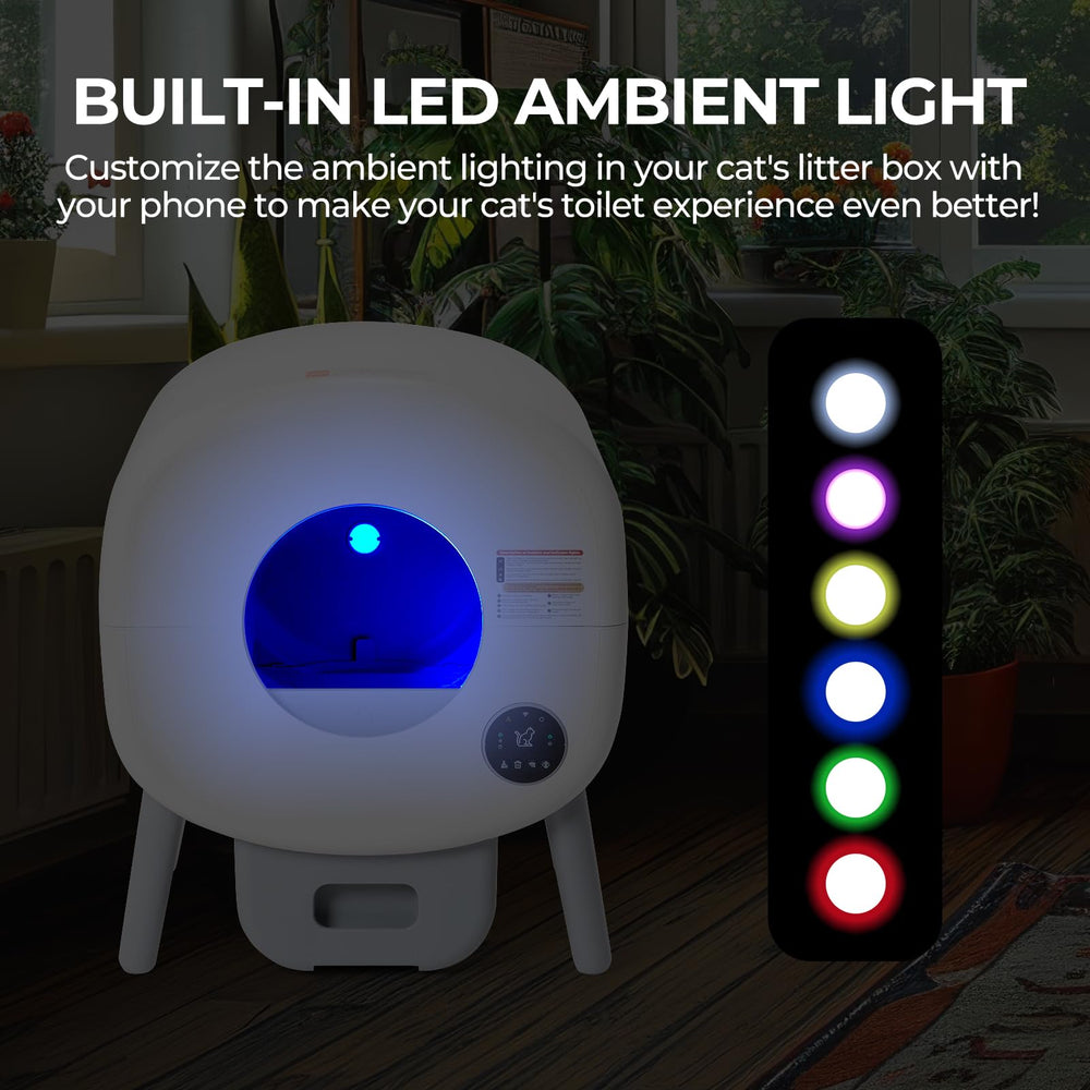 Fsitego extra-large design is ideal for homes with several cats.