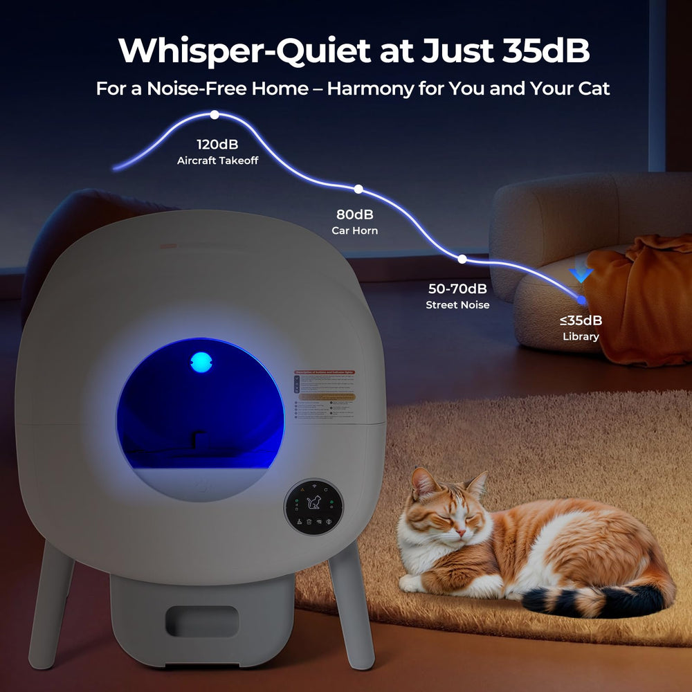 Fsitego whisper-quiet operation at 35dB for a peaceful home.